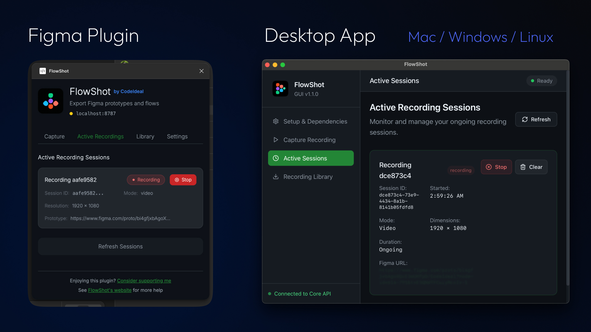 FlowShot open Source core